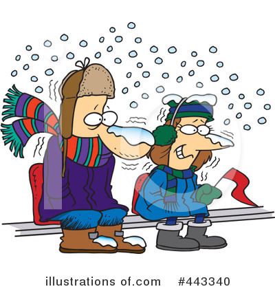 Snowing Clipart #443340 by toonaday