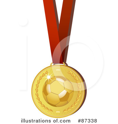 Royalty-Free (RF) Sports Medal Clipart Illustration by elaineitalia - Stock Sample #87338