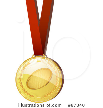 Royalty-Free (RF) Sports Medal Clipart Illustration by elaineitalia - Stock Sample #87340