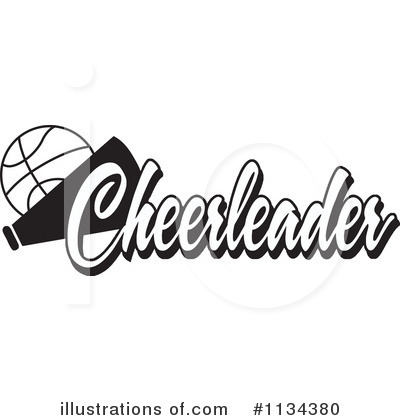 Cheerleader Megaphone Clipart #1134380 by Johnny Sajem