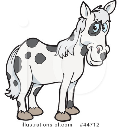Horse Clipart #44712 by Dennis Holmes Designs