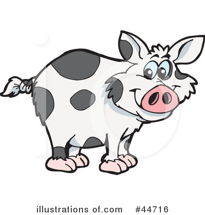 Pig Clipart #44716 by Dennis Holmes Designs