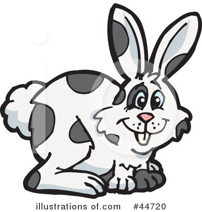 Rabbit Clipart #44720 by Dennis Holmes Designs