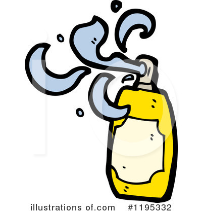 Royalty-Free (RF) Spray Bottle Clipart Illustration by lineartestpilot - Stock Sample #1195332