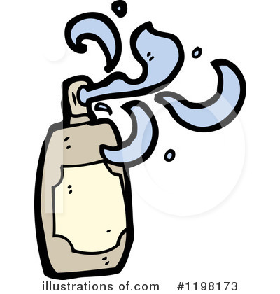 Royalty-Free (RF) Spray Bottle Clipart Illustration by lineartestpilot - Stock Sample #1198173