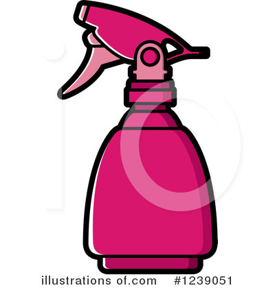 Spray Bottle Clipart #1239051 by Lal Perera