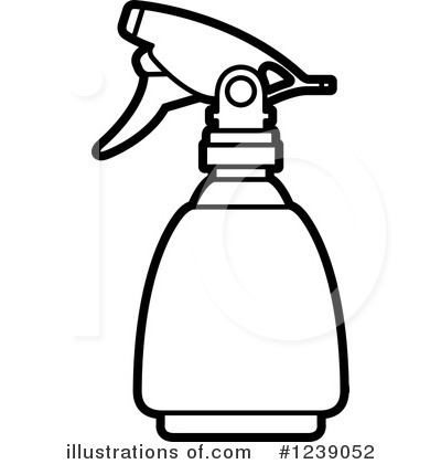 Spray Bottle Clipart #1239052 by Lal Perera