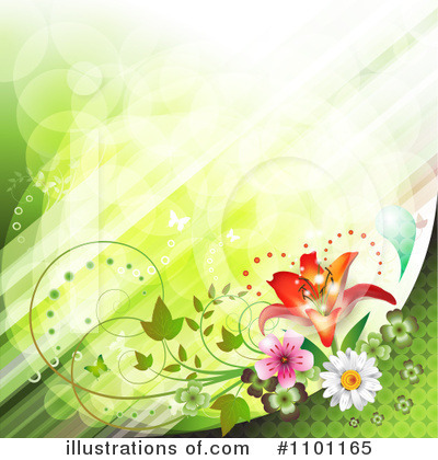 Royalty-Free (RF) Spring Background Clipart Illustration by merlinul - Stock Sample #1101165