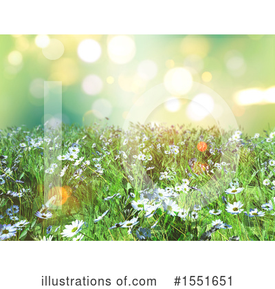 Wildflowers Clipart #1551651 by KJ Pargeter