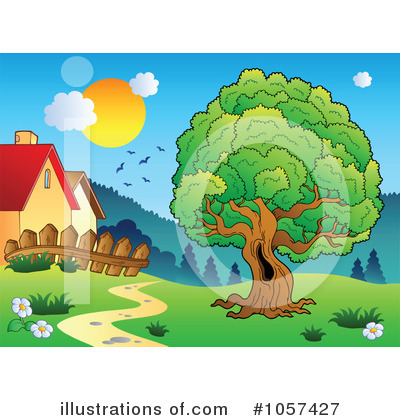Royalty-Free (RF) Spring Time Clipart Illustration by visekart - Stock Sample #1057427