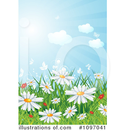 Wildflowers Clipart #1097041 by MilsiArt