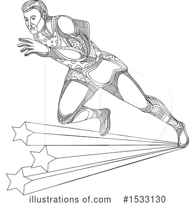Royalty-Free (RF) Sprinting Clipart Illustration by patrimonio - Stock Sample #1533130