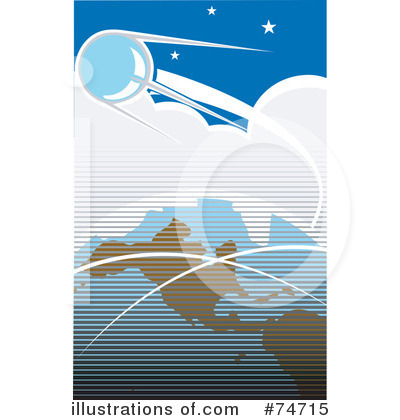 Royalty-Free (RF) Sputnik Clipart Illustration by xunantunich - Stock Sample #74715