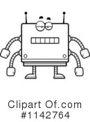 Square Robot Clipart #1142764 by Cory Thoman