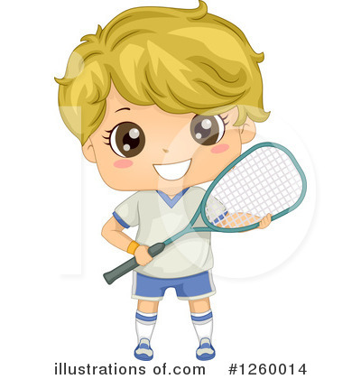 Squash Player Clipart #1260014 by BNP Design Studio