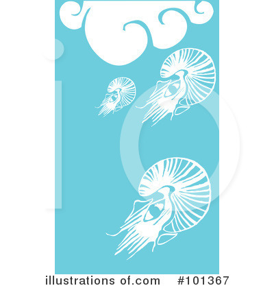 Royalty-Free (RF) Squid Clipart Illustration by xunantunich - Stock Sample #101367