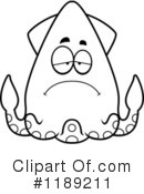 Squid Clipart #1189211 by Cory Thoman