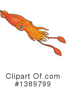 Squid Clipart #1389799 by visekart