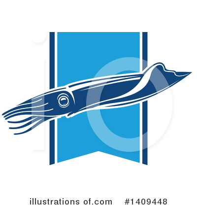 Royalty-Free (RF) Squid Clipart Illustration by Vector Tradition SM - Stock Sample #1409448