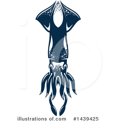 Royalty-Free (RF) Squid Clipart Illustration by Vector Tradition SM - Stock Sample #1439425