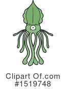 Squid Clipart #1519748 by lineartestpilot