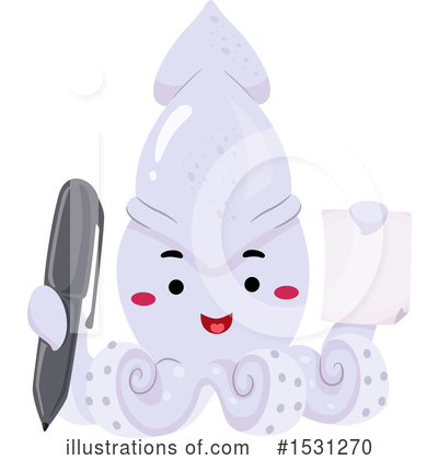 Royalty-Free (RF) Squid Clipart Illustration by BNP Design Studio - Stock Sample #1531270