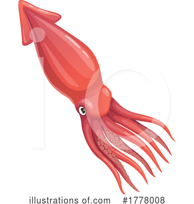 Squid Clipart #1778008 by Vector Tradition SM