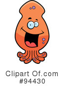 Squid Clipart #94430 by Cory Thoman