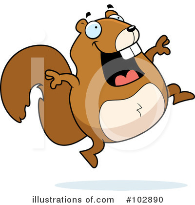 Squirrel Clipart #102890 by Cory Thoman