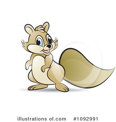 Royalty-Free (RF) Squirrel Clipart Illustration by Lal Perera - Stock Sample #1092991