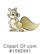 Squirrel Clipart #1092991 by Lal Perera