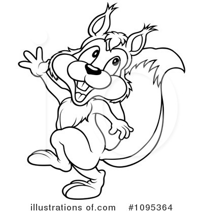 Royalty-Free (RF) Squirrel Clipart Illustration by dero - Stock Sample #1095364