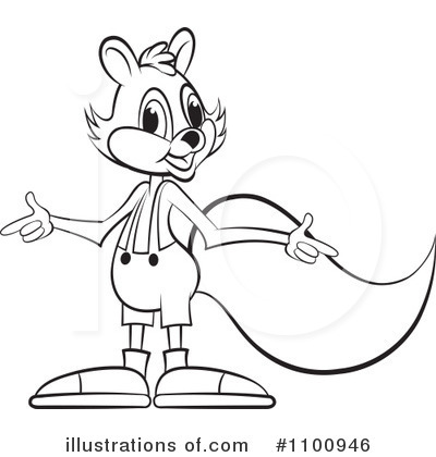 Squirrel Clipart #1100946 by Lal Perera