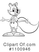 Squirrel Clipart #1100946 by Lal Perera