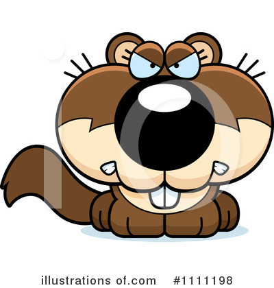 Squirrel Clipart #1111198 by Cory Thoman