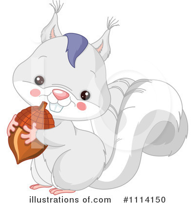 Royalty-Free (RF) Squirrel Clipart Illustration by Pushkin - Stock Sample #1114150