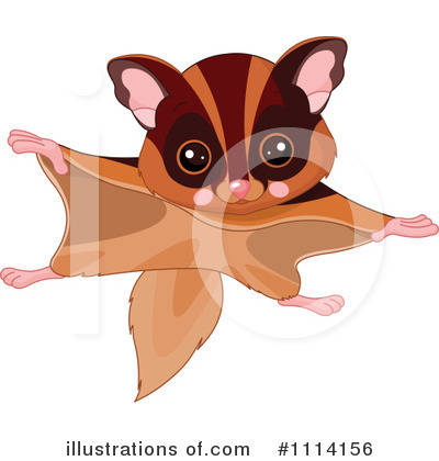 Royalty-Free (RF) Squirrel Clipart Illustration by Pushkin - Stock Sample #1114156