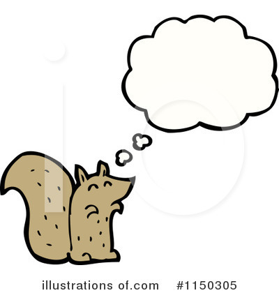 Royalty-Free (RF) Squirrel Clipart Illustration by lineartestpilot - Stock Sample #1150305