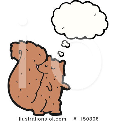 Royalty-Free (RF) Squirrel Clipart Illustration by lineartestpilot - Stock Sample #1150306