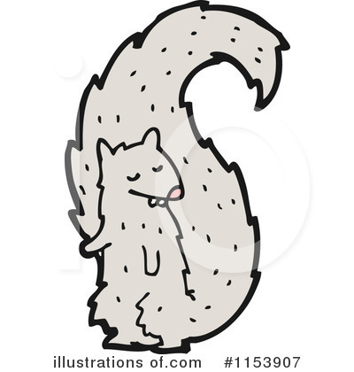 Royalty-Free (RF) Squirrel Clipart Illustration by lineartestpilot - Stock Sample #1153907