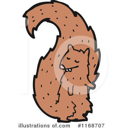 Royalty-Free (RF) Squirrel Clipart Illustration by lineartestpilot - Stock Sample #1168707