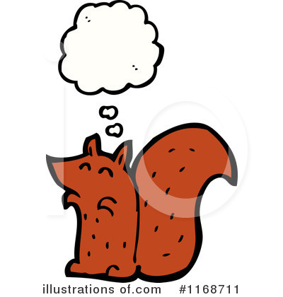 Royalty-Free (RF) Squirrel Clipart Illustration by lineartestpilot - Stock Sample #1168711