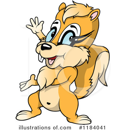 Royalty-Free (RF) Squirrel Clipart Illustration by dero - Stock Sample #1184041