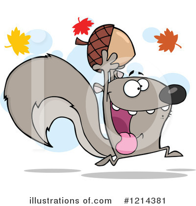 Royalty-Free (RF) Squirrel Clipart Illustration by Hit Toon - Stock Sample #1214381