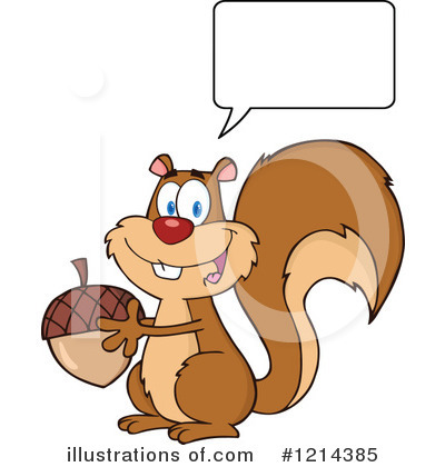 Royalty-Free (RF) Squirrel Clipart Illustration by Hit Toon - Stock Sample #1214385