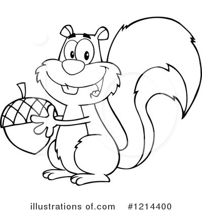 Royalty-Free (RF) Squirrel Clipart Illustration by Hit Toon - Stock Sample #1214400