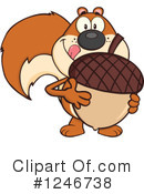 Squirrel Clipart #1246738 by Hit Toon