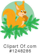 Squirrel Clipart #1248286 by Alex Bannykh