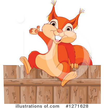 Royalty-Free (RF) Squirrel Clipart Illustration by Pushkin - Stock Sample #1271628