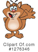 Squirrel Clipart #1276346 by Dennis Holmes Designs